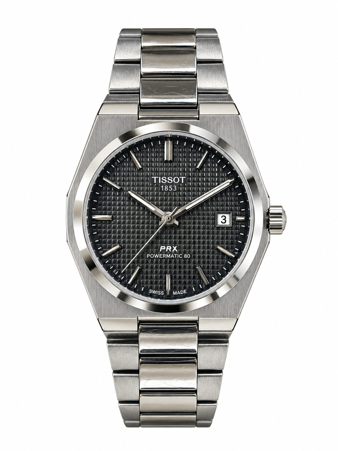 TSST PRX Powermatic 80 NSBLK Stainless Steel Men's Watch