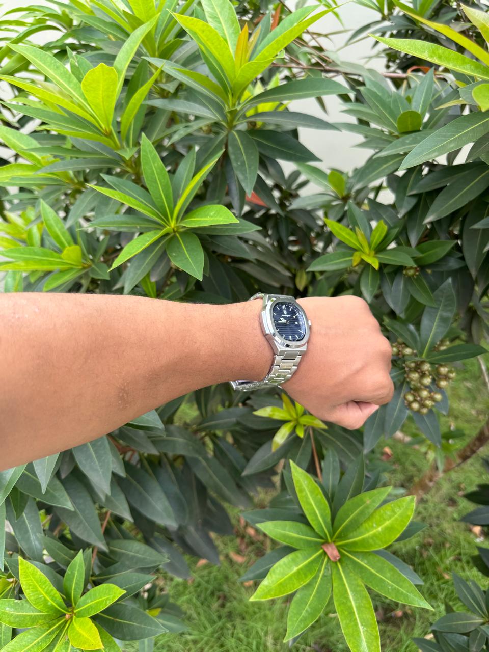 POEDAGAR 789 SBLU Stainless Steel Quartz Watch