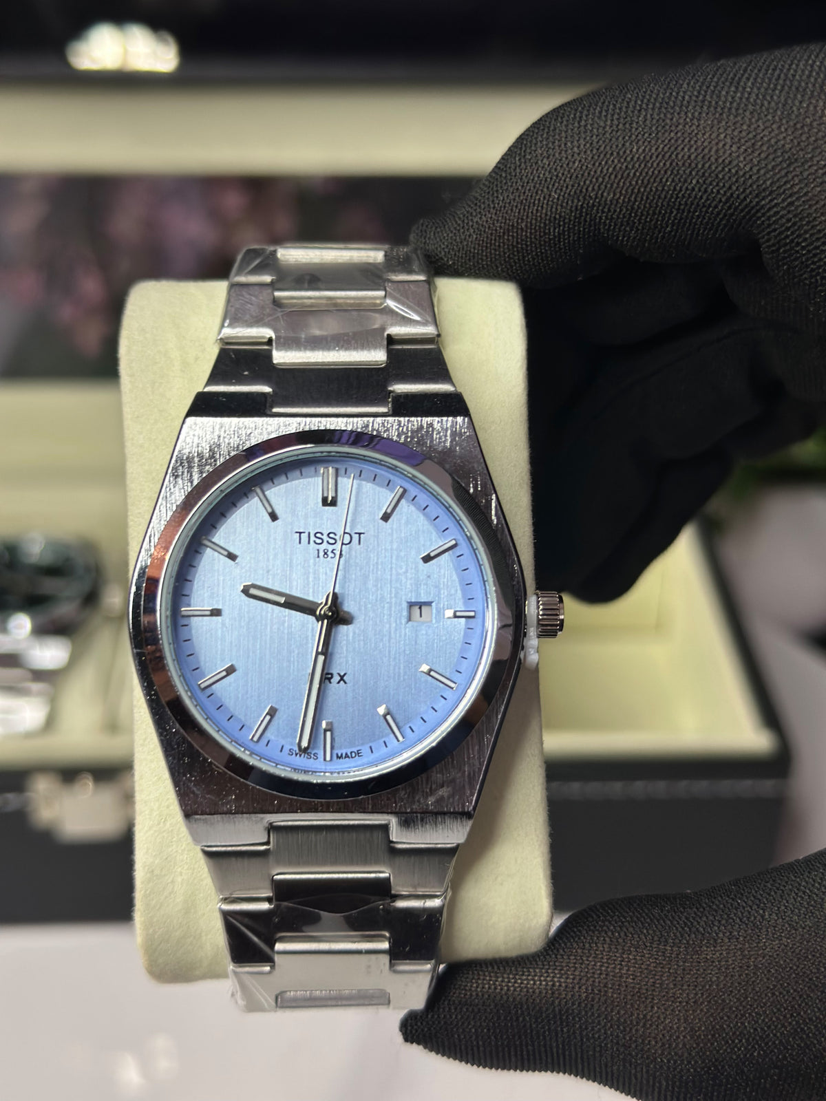 TSST PRX Powermatic 80 SLBLU Stainless Steel Men's Watch