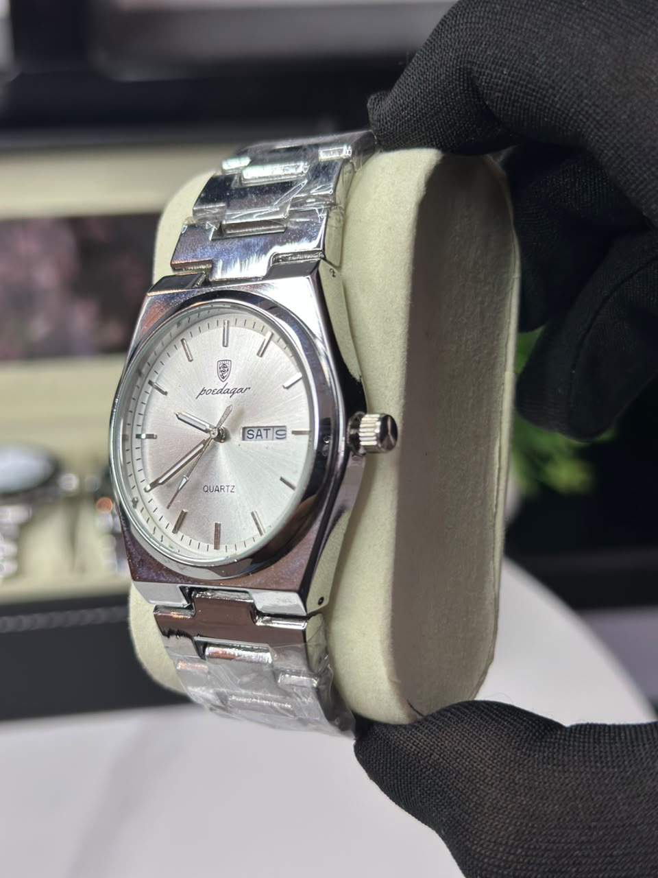 POEDAGAR 901 SWHT Luxury Stainless Steel Quartz Watch