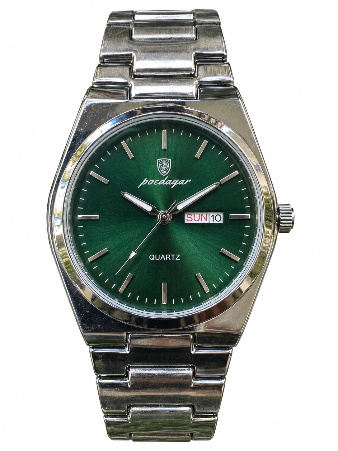 POEDAGAR 901 SGRN Luxury Stainless Steel Quartz Watch
