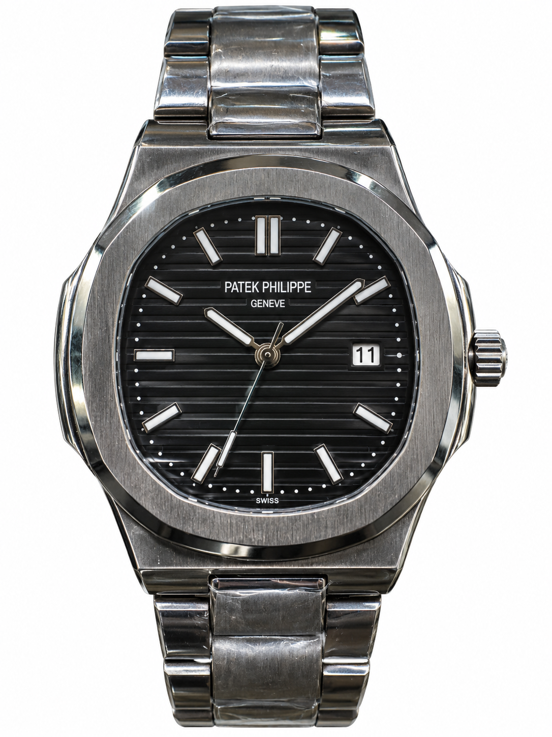 PP 789 NSBLK Stainless Steel Quartz Watch