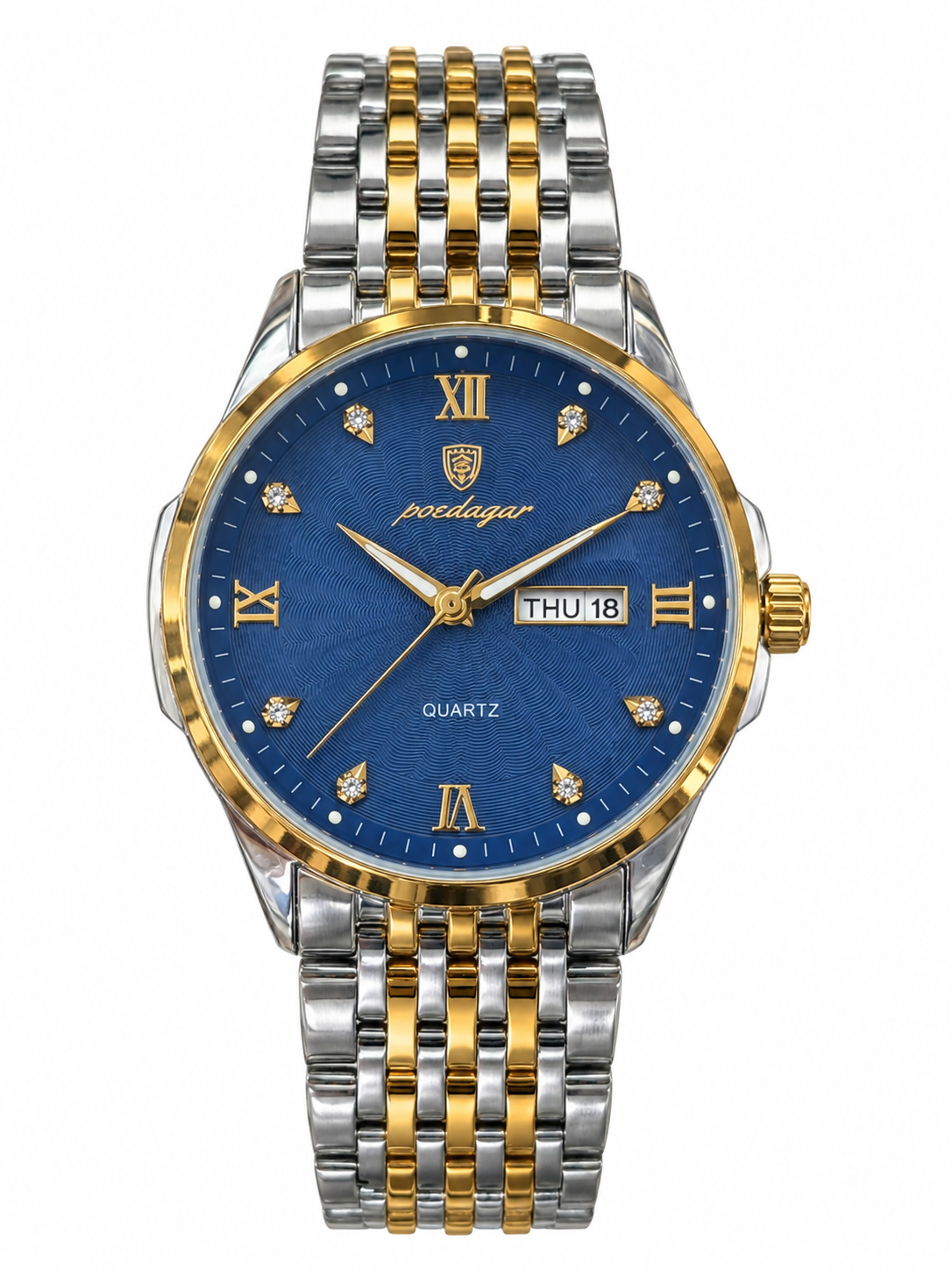 POEDAGAR 578 SGBLU Luxury Men's Quartz Wristwatch