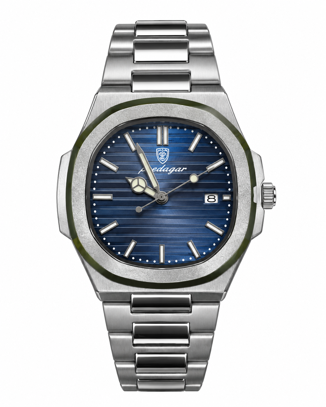 POEDAGAR 789 SBLU Stainless Steel Quartz Watch