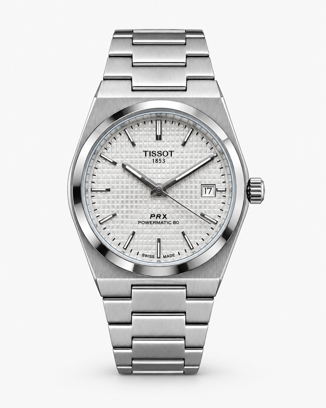 TSST PRX Powermatic 80 SWHT Stainless Steel Men's Watch