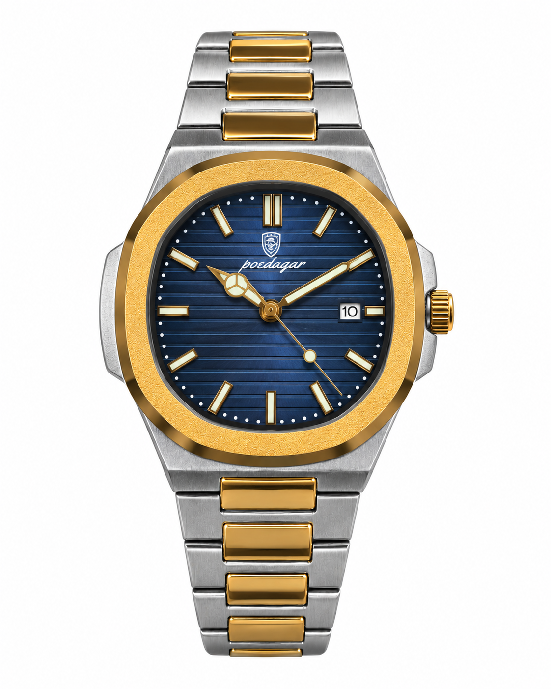 POEDAGAR 789 SGBLU Stainless Steel Quartz Watch