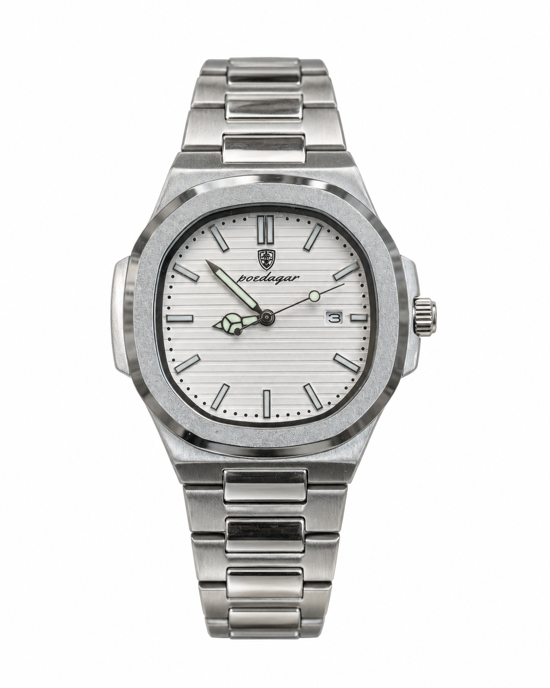 POEDAGAR 789 SWHT Stainless Steel Quartz Watch