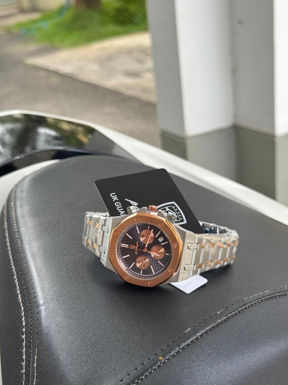 POEDAGAR 997 SGBLU Luxury Men's Watches Stainless Steel Date Chronograph