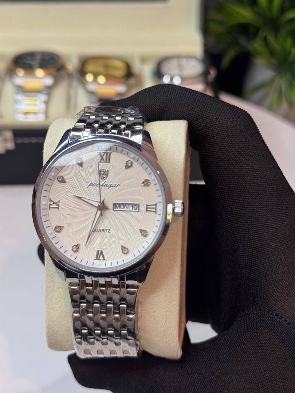POEDAGAR 578 SWHT Luxury Men's Quartz Wristwatch