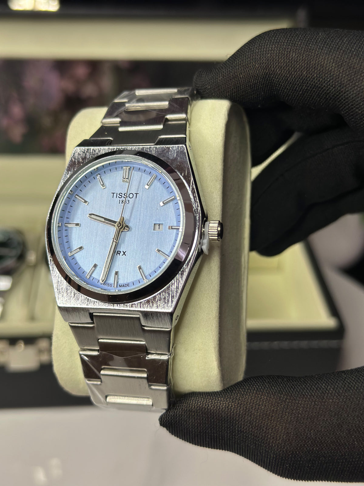 TSST PRX Powermatic 80 SLBLU Stainless Steel Men's Watch