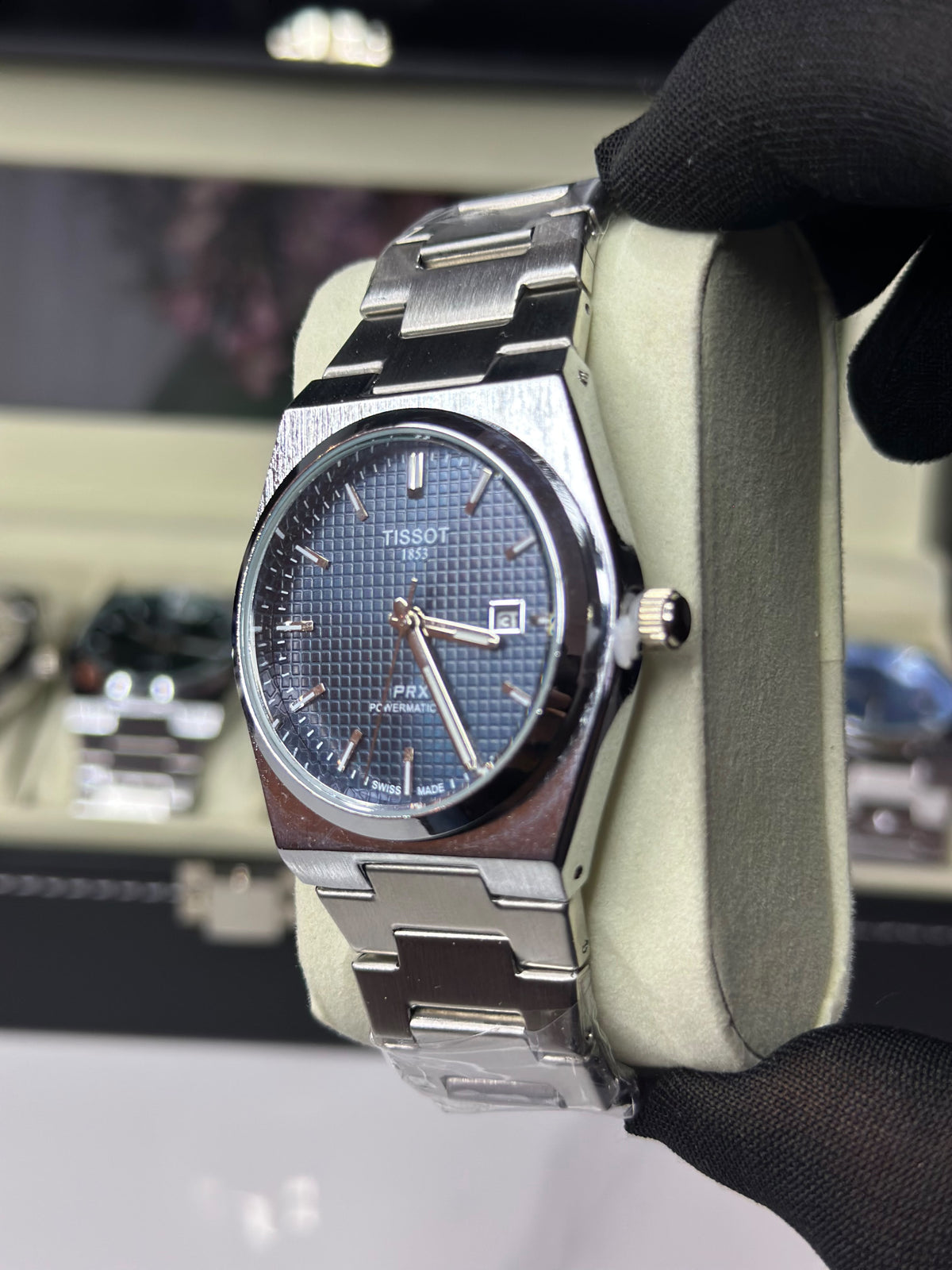 TSST PRX Powermatic 80 SBLU Stainless Steel Men's Watch