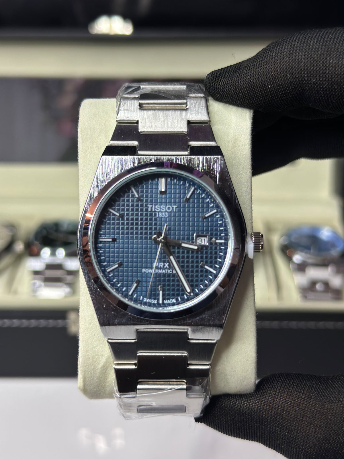 TSST PRX Powermatic 80 SBLU Stainless Steel Men's Watch
