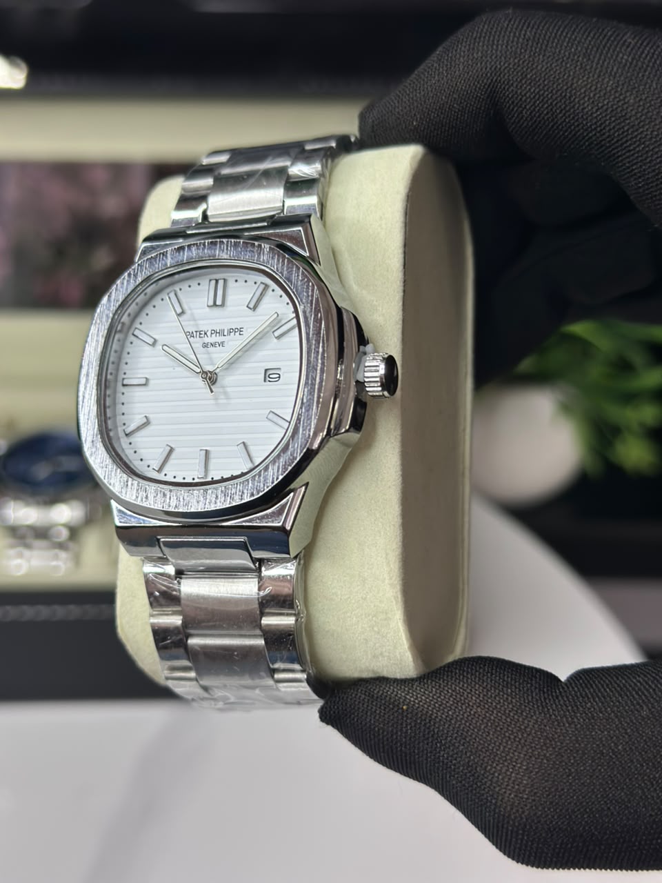 PP 789 NSWHT Stainless Steel Quartz Watch