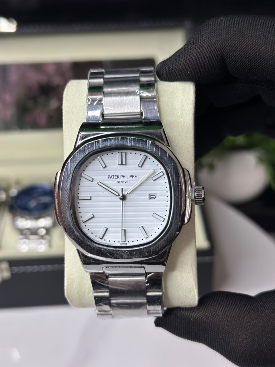 PP 789 NSWHT Stainless Steel Quartz Watch
