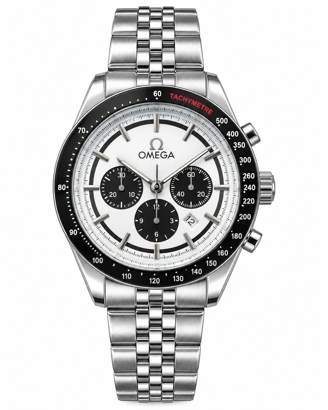 OMG 340 NSWHT Men’s Classic Stainless Steel Quartz Watch